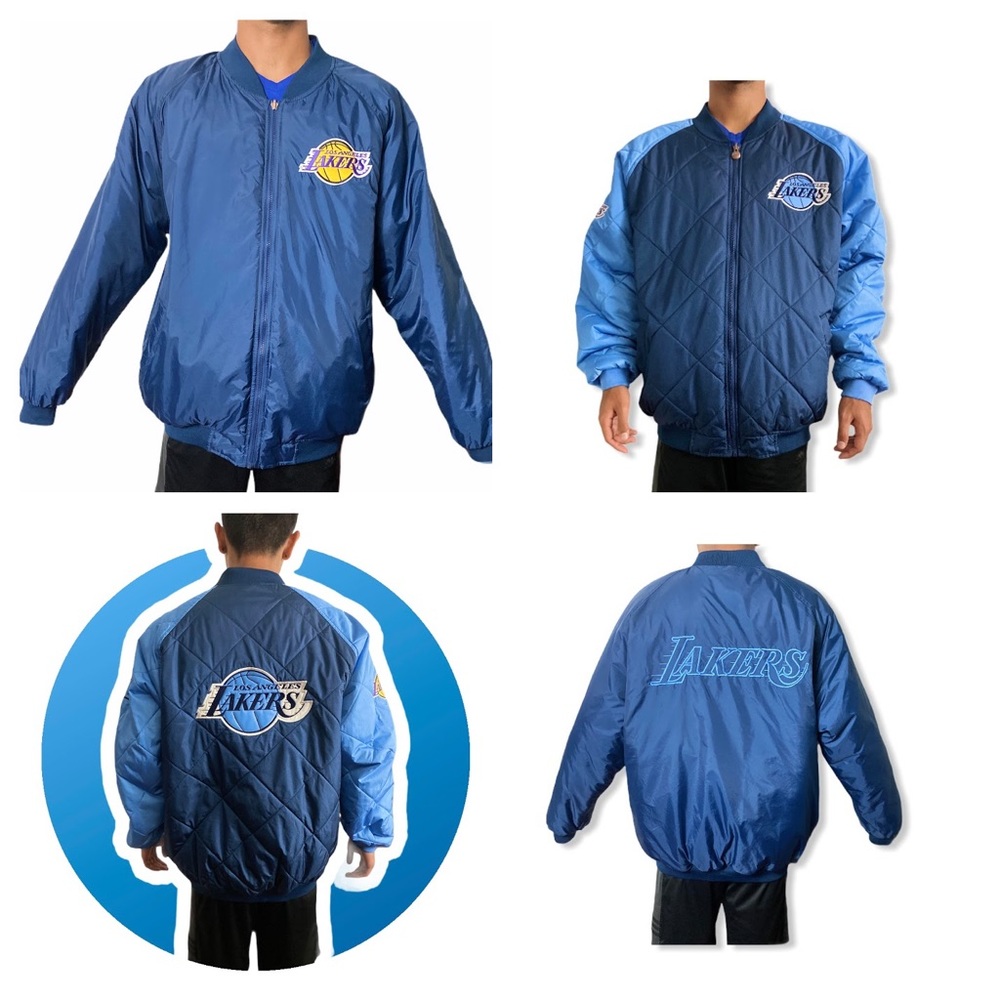 Vintage NBA USG Mens Reversible Lakers Jacket L